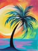 The image for Monday $35: Reservations Required: Sunset with Palm Tree