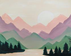 The image for Friday $41: Reservations Required: Pastel Mountains