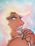 The image for Saturday $41: Reservations Required: Cotton Candy Diva! Pick your skin tone! Add glitter!