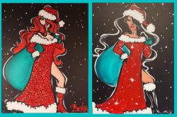 The image for Saturday $39: Reservations Required: Naughty List! Pick your skin tone and hair color! Add glitter!