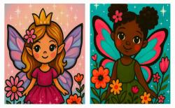The image for Sunday $35: Reservations Required: Your choice! Sweet Fairy! Pick your colors!