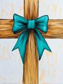 The image for Wednesday $37: Reservations Required: Cross with a Bow! Pick your colors!