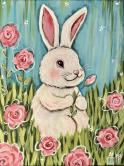 The image for Wednesday $35: Reservations Required: Bunny with a Flower