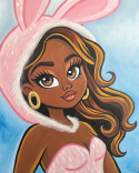 The image for Friday $41: Reservations Required: Sexy Bunny! Pick your skin tone and colors! Add glitter!