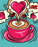 The image for Monday $35: Reservations Required: I Love You A Latte!