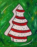 The image for Monday $35: Reservations Required: ALL AGES! CHRISTMAS TREE CAKE!