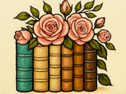 The image for Tuesday $35: Reservations Required: Books and Roses