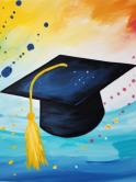 The image for Sunday $35: Reservations Required: Senior Year! Paint on a canvas or door hanger!