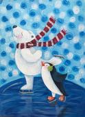 The image for Thursday $35: Reservations Required: Polar Pals! Paint your polka dots with marshmallows!