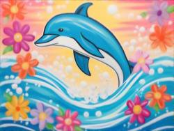 The image for Tuesday $35: Reservations Required: Dolphin with Flowers