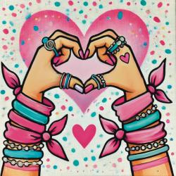 The image for Wednesday $35: Reservations Required: Heart Hands with Bracelets