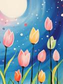 The image for Wednesday $35: Reservations Required: Moonlight and Tulips