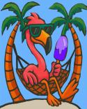 The image for Thursday $35: Reservations Required: Flamingo in a Hammock