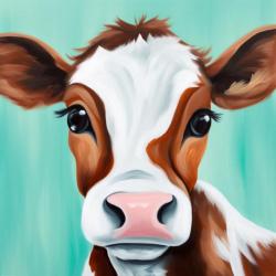 The image for Sunday $35: Reservations Required: Cow on Teal