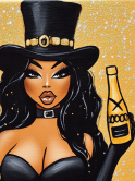 The image for Sat $39: Reservations Required! VIP, Baby! Pick your skin tone & colors! Add glitter!