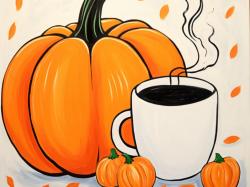 The image for Thursday $35: Reservations Required: Coffee with a Side of Pumpkins