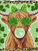 The image for Tuesday $37: Reservations Required: St. Patrick's Highland Cow