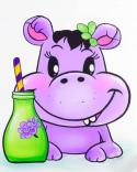 The image for Noon Kids & Teens! Saturday $25: Reservations Required: Purple Hippo