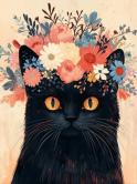 The image for Sunday $37 Reservations Required: Cat in a Flower Crown