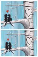 The image for Sunday $35: Reservations Required: Love Birds for 1 or 2! $35 per person