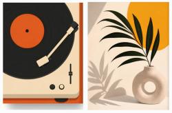 The image for Sunday $37 Reservations Required: Your choice! Record Player or Minimalist Greenery