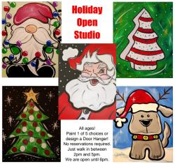 The image for Friday: ALL AGES! Open Studio! Click for details! Just walk in! No reservation required!