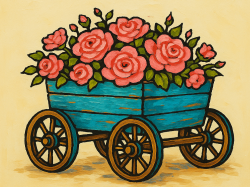 The image for Sunday $35: Reservations Required: Wagon Full of Roses! Pick your colors!