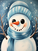 The image for Wednesday $38: Reservations Required: Wonderland Snowman! Pick your colors!