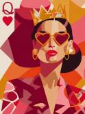 The image for Friday $41: Reservations Required: Queen of Hearts! Pick your skin tone! Add glitter!
