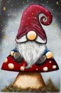 The image for Wednesday $35: Reservations Required: Gnome on a Mushroom