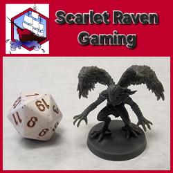 The image for Tues $30: Reservations Req'd: PAINT A MINI FIG WITH SCARLET RAVEN GAMING! FREE SET OF GAMING DICE!