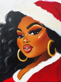 The image for Saturday $39: Reservations Required: Santa Babe! Pick your skin tone! Add glitter!