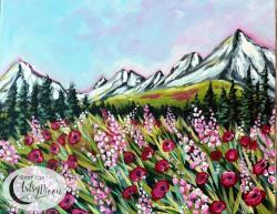 The image for Thursday $35: Reservations Required: Mountainside Field of Flowers