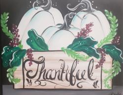The image for Sunday $38 Reservations Required: Thankful Crate of Pumpkins