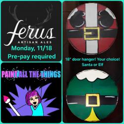 The image for $35 Monday! Pre-purchase required! PAINT AT FERUS in the TRUSSVILLE ENTERTAINMENT DISTRICT!