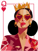 The image for Friday $41: Reservations Required: Queen of Hearts! Pick your skin tone! Add glitter!