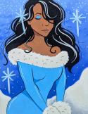 The image for Saturday $39: Reservations Required: Winter Diva! Pick your skin tone! Add glitter!