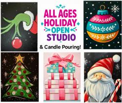 The image for Tuesday: ALL AGES! Open Studio & Candles! Click for details! Just walk in! No reservation required!