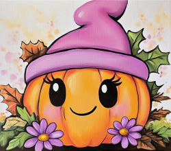 The image for Monday $35: Reservations Required: Summerween Pumpkin! Pick your colors!