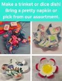 The image for Sunday $23 Reservations Required: Make a trinket or dice dish!