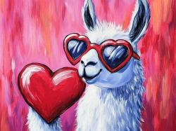 The image for Sunday $35: Reservations Required: Sweetheart Llama