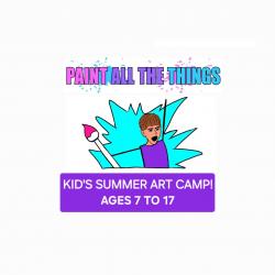 The image for Summer Art Camp for Kids & Teens! 4 days for $110! Click for the link to register!