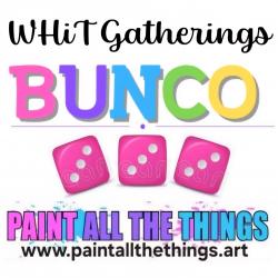 The image for Thursday! BUNCO! Ladies' night! 6:00pm ๐ฒ Click for details & to purchase a ticket! ๐ฒ๐ฒ๐ฒ